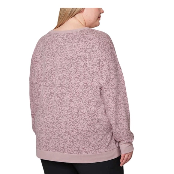 Ladies Mondetta XXL Crewneck Pullover Shirt Active Top Mid Weight Long Sleeve - Picture 3 of 8